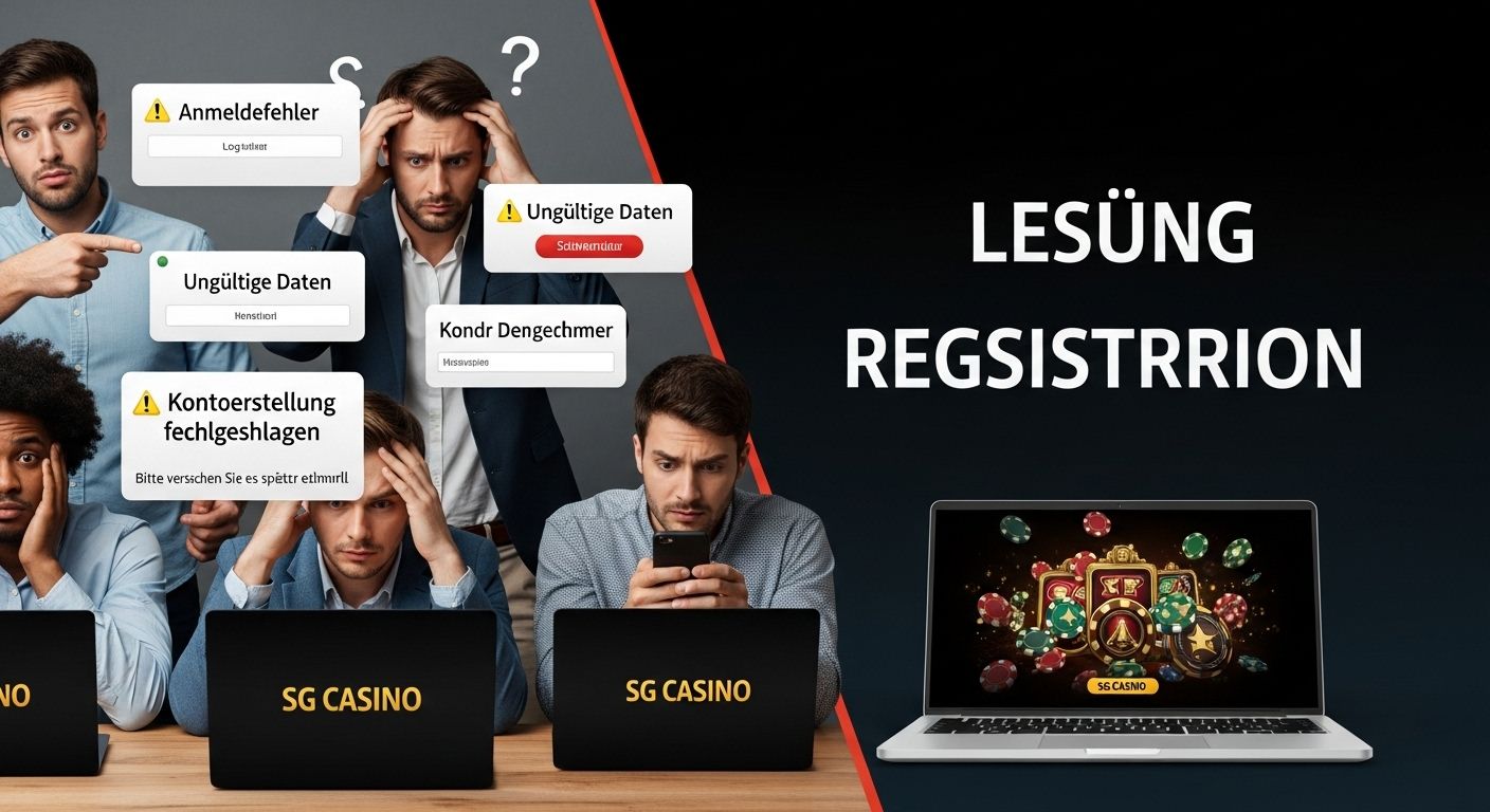 Beheben von Registrierungsproblemen casino registration guide